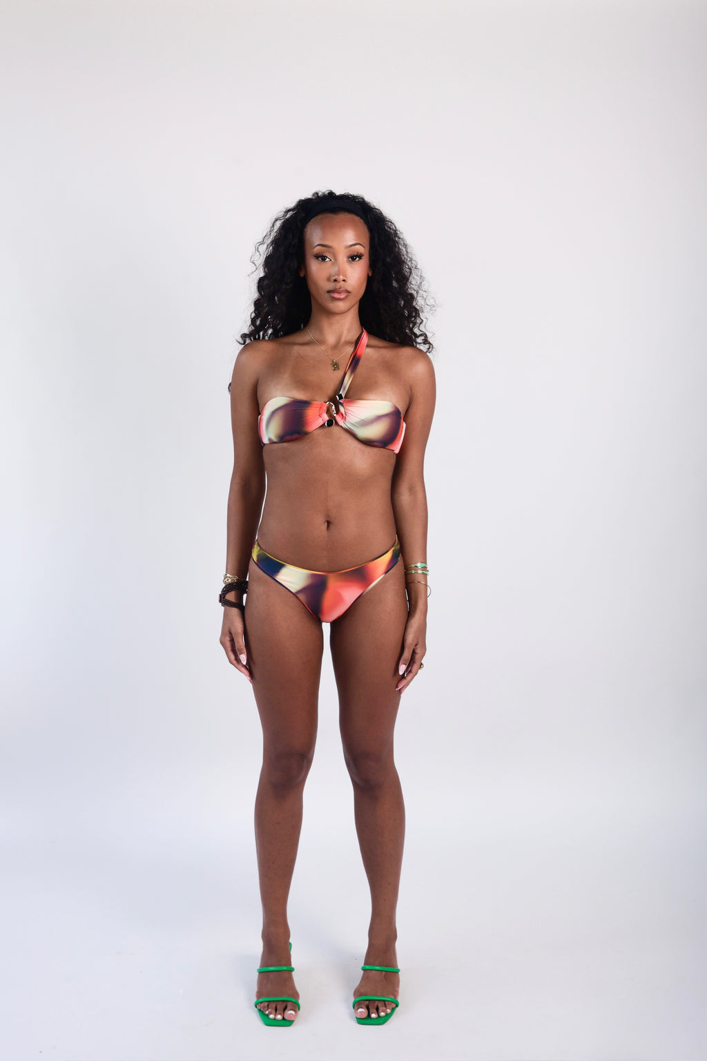 Nina Bikini Top - Miracle Print