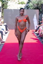 Nina Bikini Bottom - Orange worn at Ibiza Swim Week