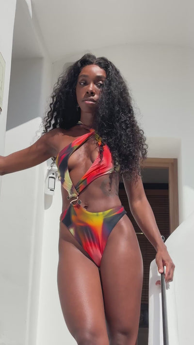Bora Adore: Video one-piece printed