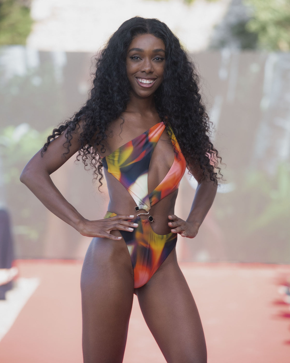Tiana One Piece - Miracle Print worn at Ibiza Swim Week